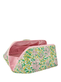 William Morris At Home Honeysuckle beauty wash bag, green and pink (British brand)