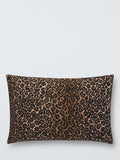 Kissen mit Leopardenmuster, mehrfarbig
