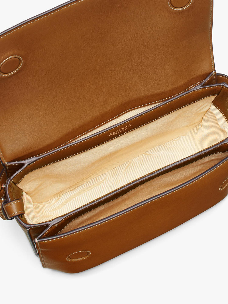 Aspinal of London Ella Grande leather crossbody bag (British brand)