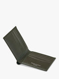 Aspinal of London Single Billfold Card Holder Forest Green, imported from the UK