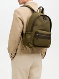 Aspinal of London Commuter backpack khaki, imported from the UK