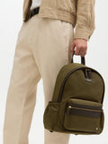 Aspinal of London Commuter backpack khaki, imported from the UK