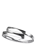 Nina B Double Groove Bangle solid sterling silver - British product