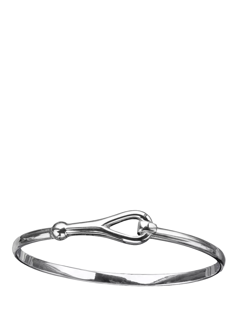 Nina B sterling silver tension bangle (British brand)