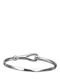 Nina B sterling silver tension bangle (British brand)