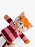 Joules Mr Fox squeaky dog toy with rope legs, UK version