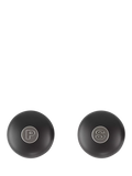 Le Creuset salt and pepper mills gloss black set, UK version