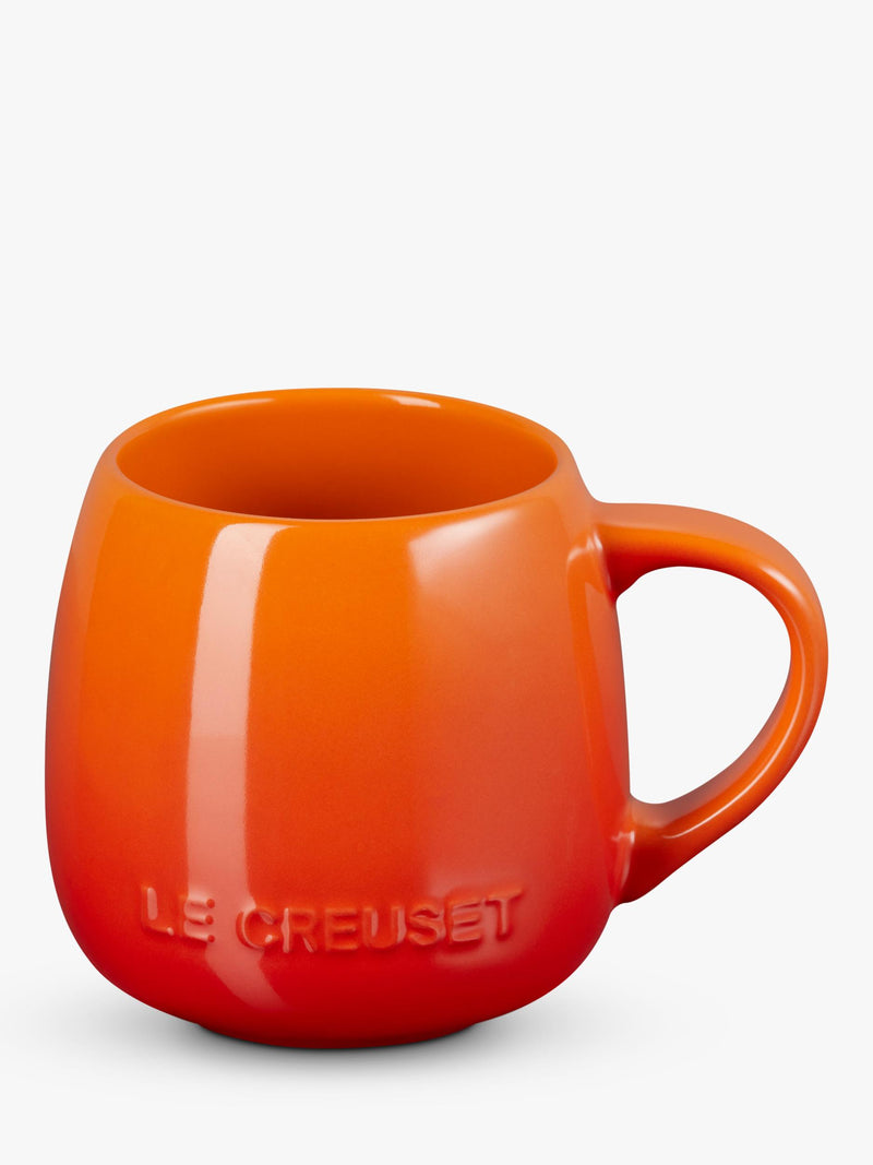 Le Creuset stoneware coupe mug Azure Blue 320ml, UK version