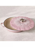 Le Creuset cast iron shallow casserole petal signature 26cm, UK version
