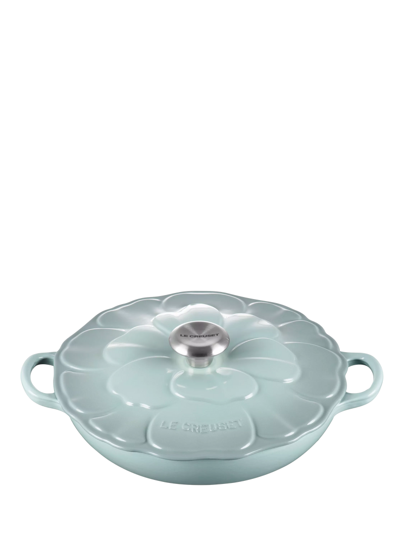 Le Creuset cast iron shallow casserole petal signature 26cm, UK version