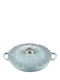 Le Creuset cast iron shallow casserole petal signature 26cm, UK version