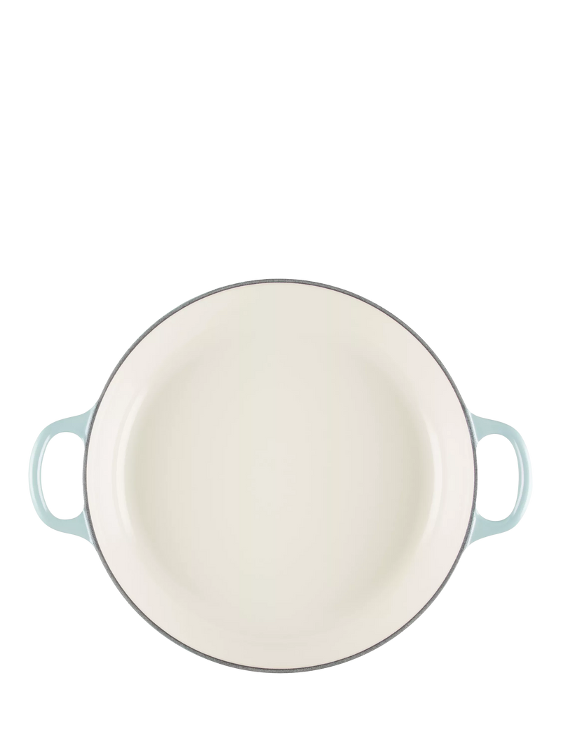 Le Creuset cast iron shallow casserole petal signature 26cm, UK version