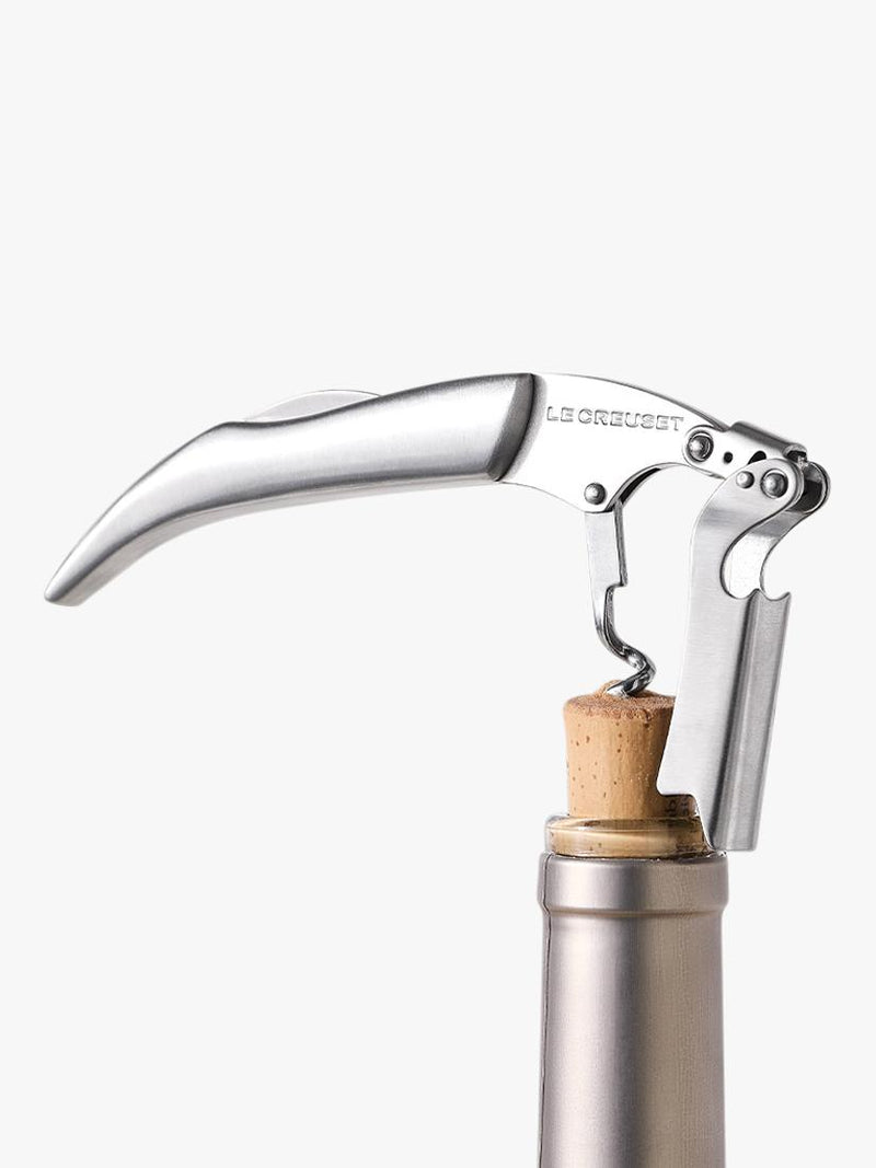 Le Creuset stainless steel Waiter's Friend corkscrew, UK version