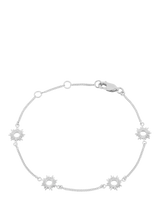 John Lewis Rachel Jackson London Electric Goddess Mini Eternal Sun Chain Bracelet- Buy online at McGrocer