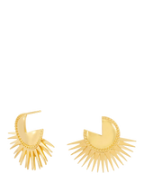 John Lewis Rachel Jackson London Electric Goddess Stud Earrings Gold- Buy online at McGrocer