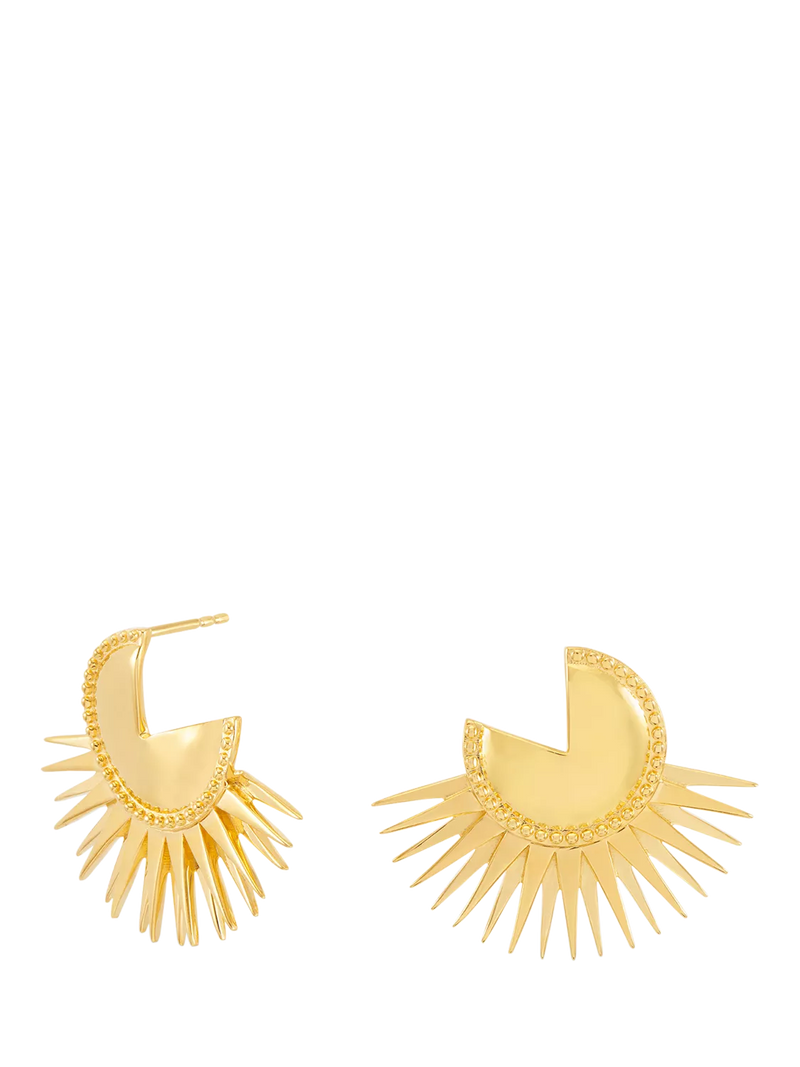 Rachel Jackson London gold stud earrings H30xW25mm, UK version