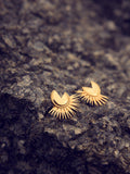 Rachel Jackson London gold stud earrings H30xW25mm, UK version