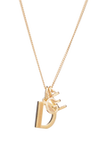 Rachel Jackson London personalised Art Deco necklace 45cm chain, UK version