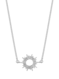 Rachel Jackson London Electric Goddess Eternal Sun Gold Plated Pendant Necklace, 41-46cm