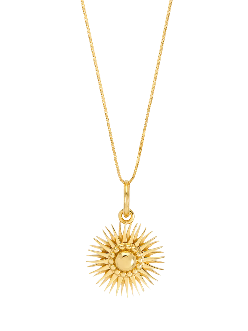 Rachel Jackson London Mini Electric Goddess Pendant Necklace Gold - British product