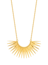 John Lewis Rachel Jackson London Electric Goddess Rising Sun Pendant Necklace Gold- Buy online at McGrocer