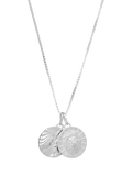 Rachel Jackson London zodiac art coin duo pendant necklace, UK version
