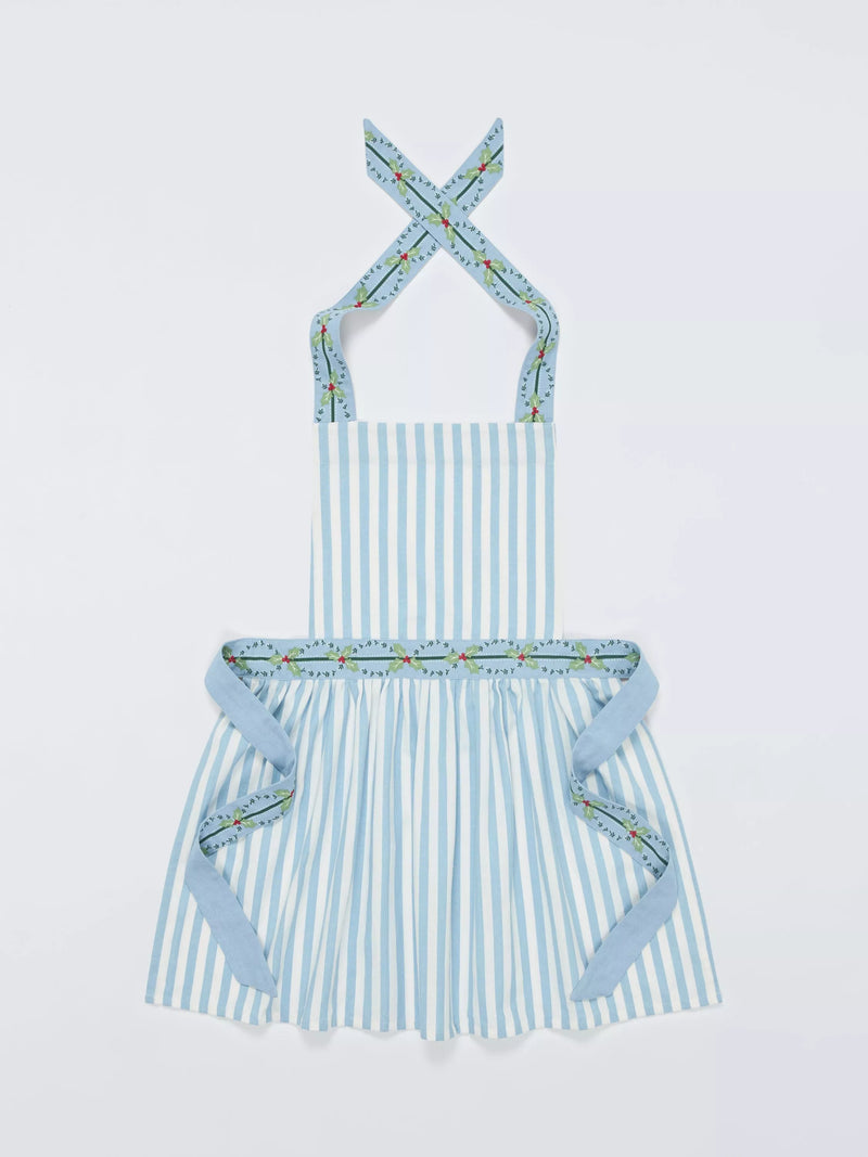 John Lewis Christmas striped cotton apron, UK version