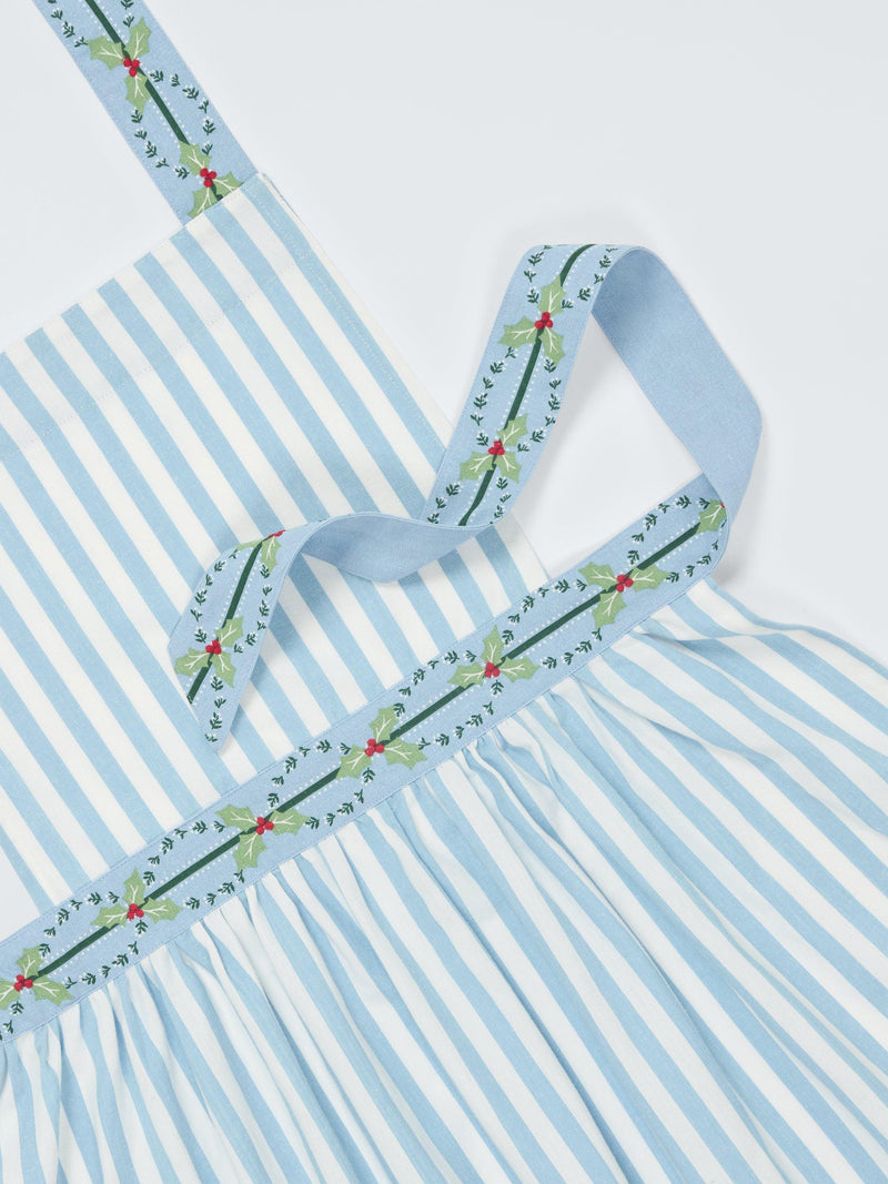 John Lewis Christmas striped cotton apron, UK version