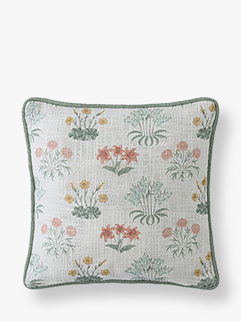 William Morris cushion carnation green 30cm, imported from the UK