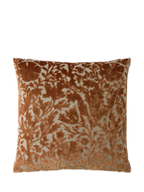 John Lewis William Morris At Home Compton Velvet Cushion, Burnt Orange- Buy online at McGrocer