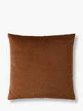 William Morris Compton velvet cushion burnt orange 50cm (British brand)