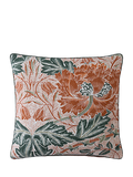 William Morris cushion honeysuckle tulip pattern (British brand)