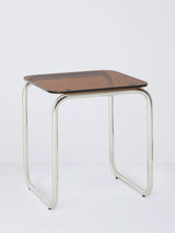 John Lewis John Lewis Retro Glass Side Table, Amber- Buy online at McGrocer