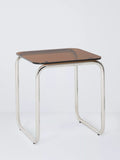 John Lewis Retro Glass Side Table Amber 44cm, imported from the UK