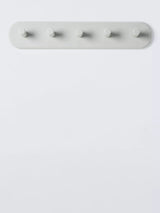 John Lewis John Lewis Angled Pebble 5 Hook Bamboo Hanging Rack, Greige- Buy online at McGrocer
