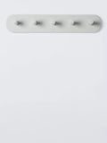 John Lewis angled pebble bamboo hanging rack greige, UK version