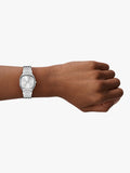 Skagen Mellum Lille women's silver stainless steel watch, imported from the UK