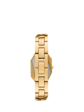 Michael Kors women's Suri asymmetrical case gold watch - British product