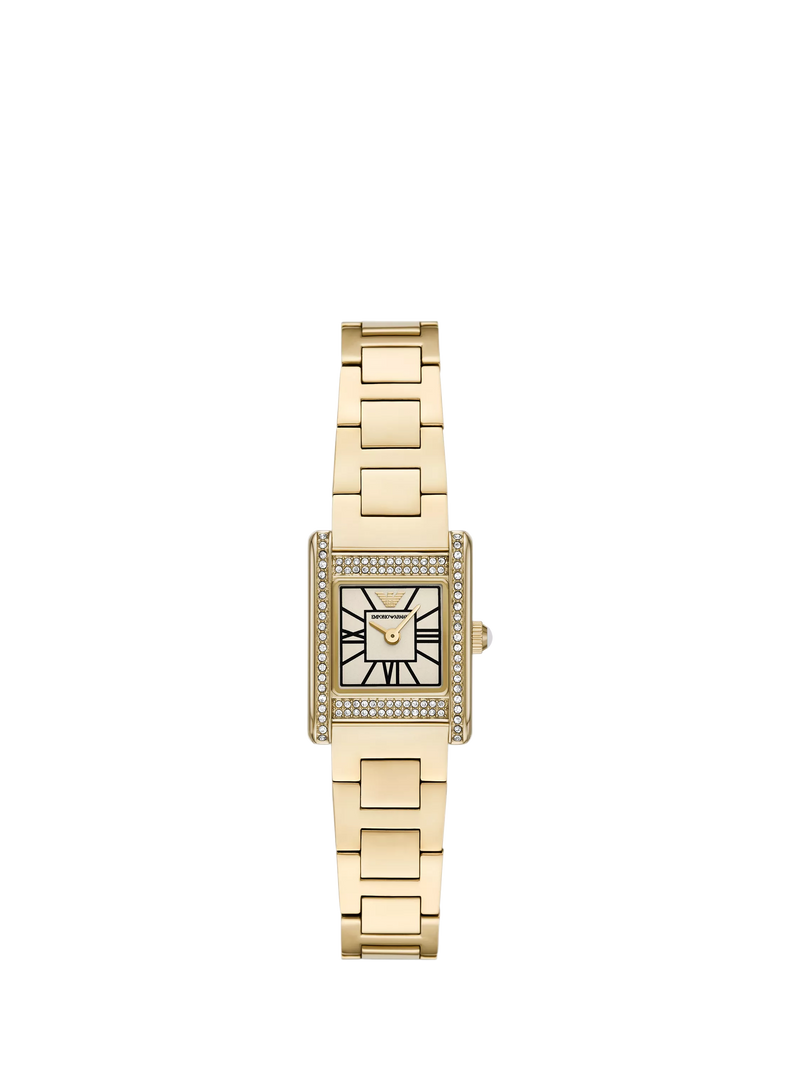 Emporio Armani women's watch gold-tone 20x26mm, imported from the UK