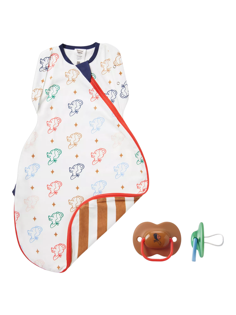Tommee Tippee Heritage baby gift set soother and swaddle, imported from the UK