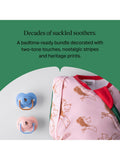 Tommee Tippee Heritage baby gift set soother and swaddle, imported from the UK