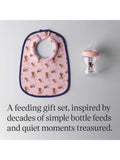 Tommee Tippee Heritage pink feeding gift set (British brand)