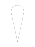 Emporio Armani men's pendant necklace silver stainless steel, UK version