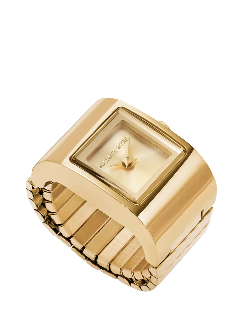 Michael Kors Darrington watch ring gold tone, UK version