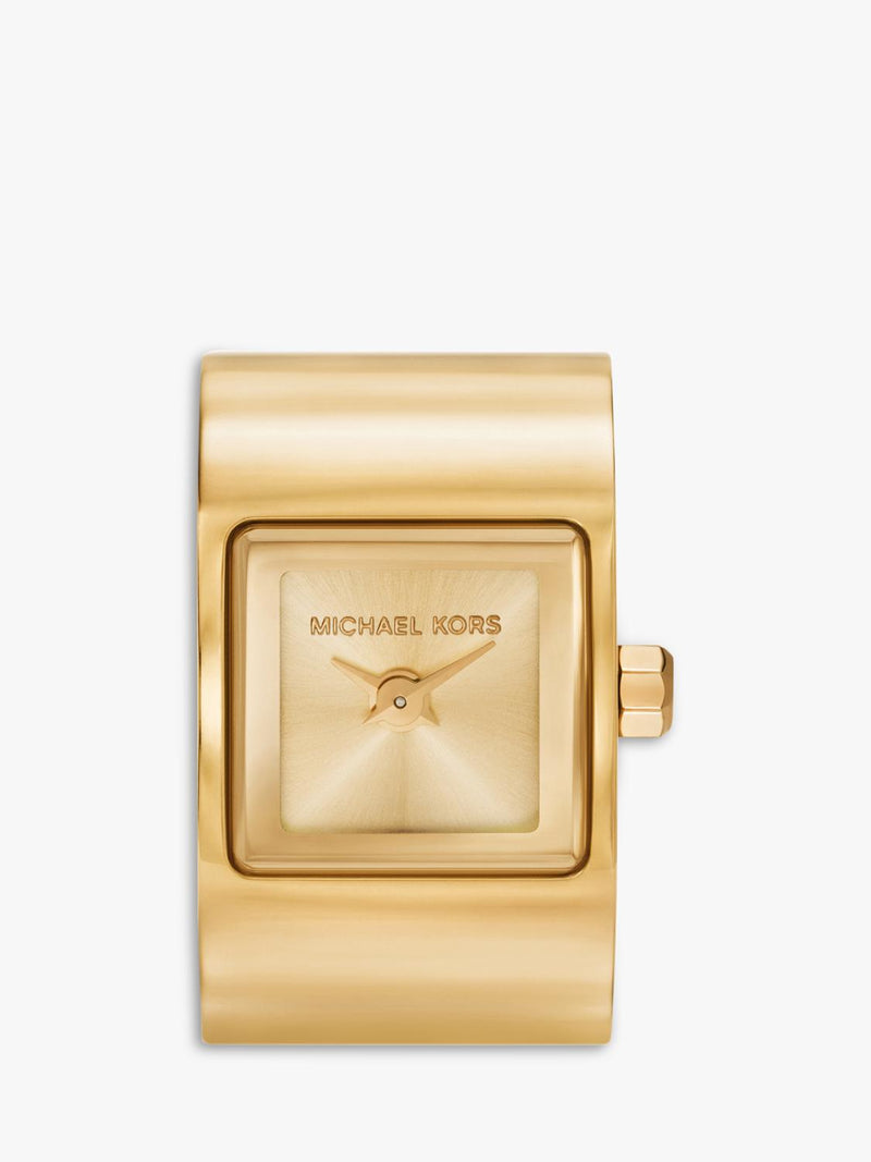 Michael Kors Darrington watch ring gold tone, UK version