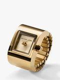 Michael Kors Darrington watch ring gold tone, UK version
