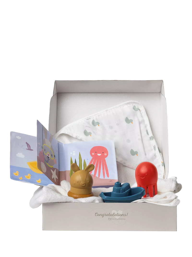 Taf Toys Bath Time Kit newborn bath set with book and toys, UK version