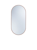 hib. Fusion Pill Bathroom Mirror, 90x50cm, Bronze