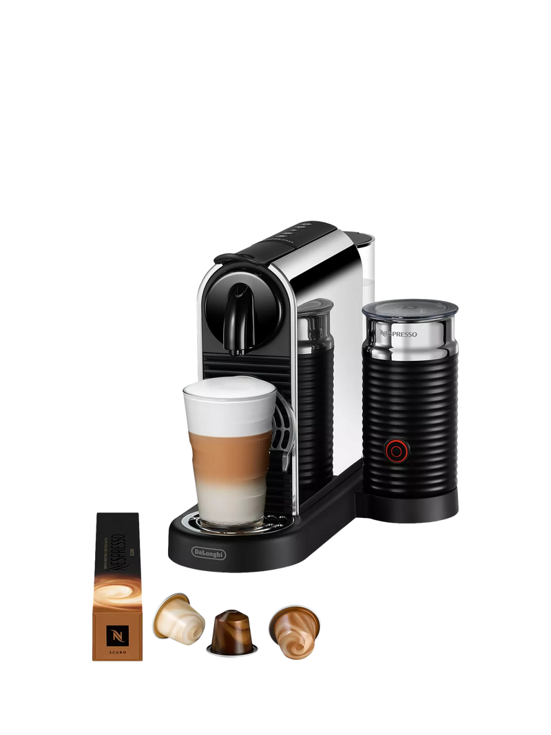 Nespresso CitiZ Platinum coffee machine with Aeroccino (British brand)