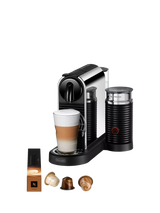 John Lewis Nespresso CitiZ Platinum Coffee Pod Machine with Aeroccino Milk Frother- Buy online at McGrocer